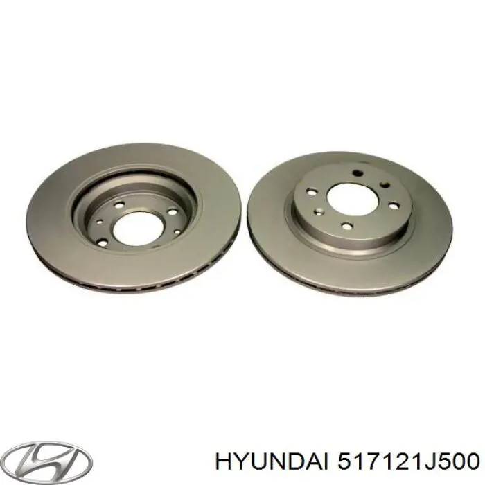 Гальмівні диски передні 517121J500 Hyundai/Kia