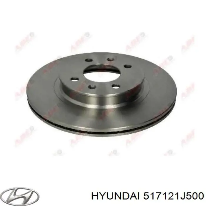 Купити 517121J500 Hyundai/Kia Ротор гальмівний