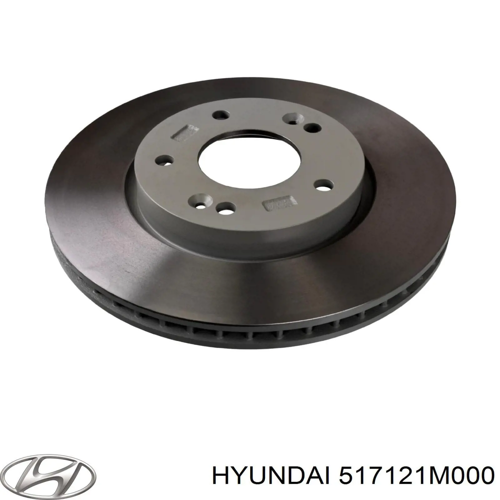 Гальмівні диски передні 517121M000 Hyundai/Kia