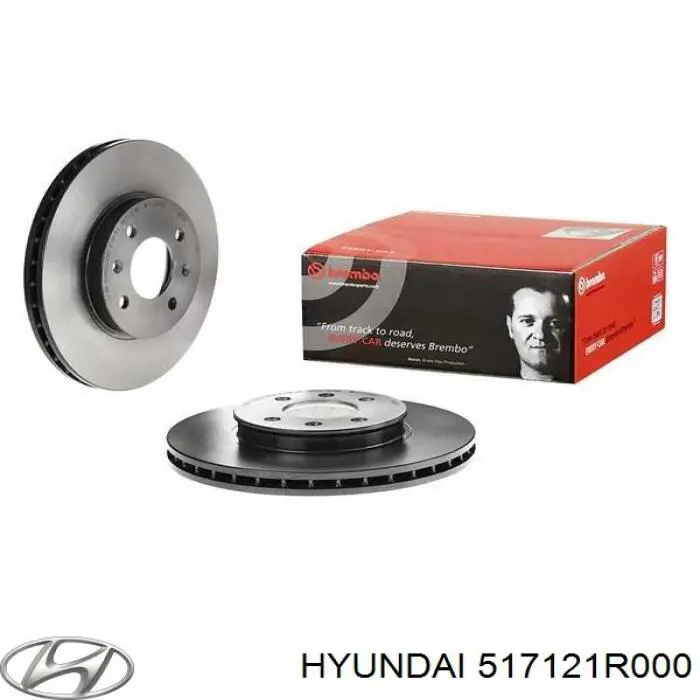 Купити 517121R000 Hyundai/Kia Ротор гальмівний