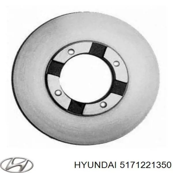 5171221350 Hyundai/Kia диск гальмівний передній