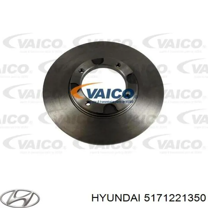 Диск переднього гальма Hyundai/Kia 5171221350 ціна, від 25.55 USD