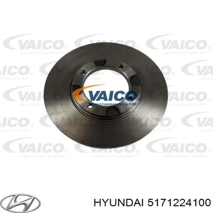 5171224100 Hyundai/Kia Гальмо дискове переднє