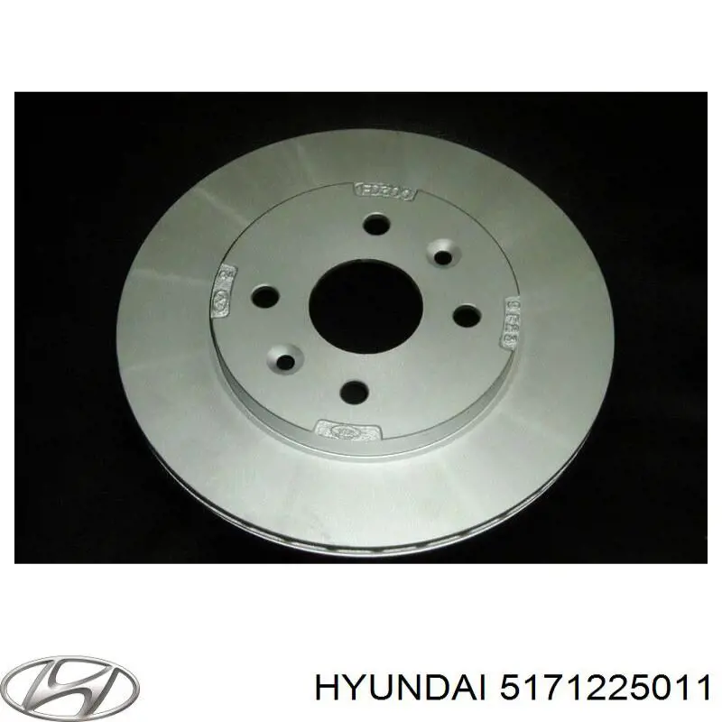 Диск гальмівний передній 5171225011 Hyundai/Kia