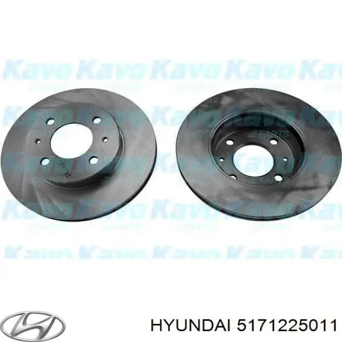 Диск переднього гальма Hyundai/Kia 5171225011 ціна, від 23.56 USD
