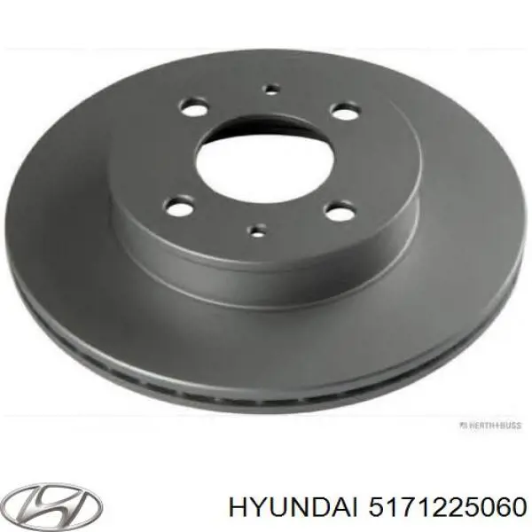 5171225060 Hyundai/Kia диск гальмівний передній