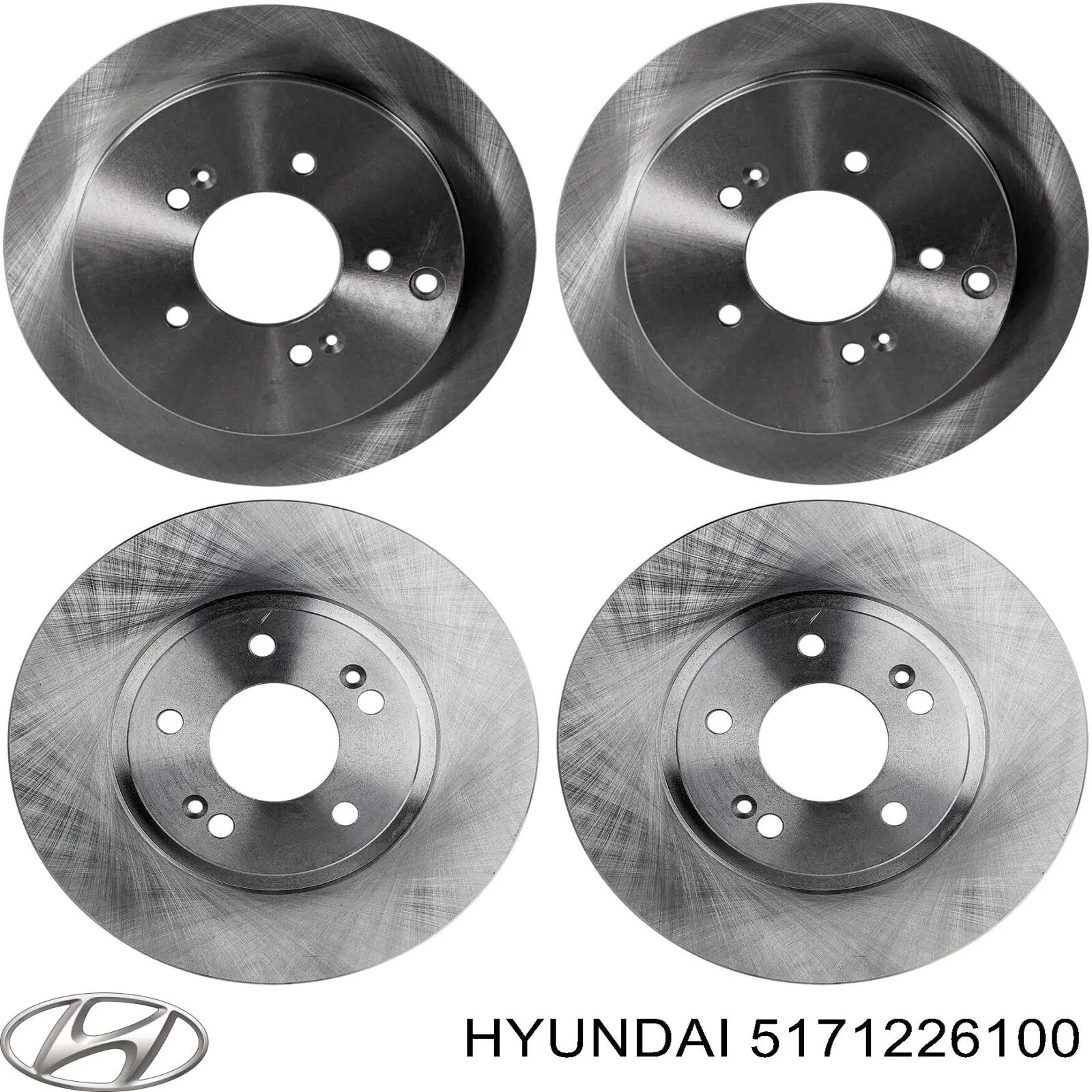 5171226100 Hyundai/Kia Гальмо дискове переднє