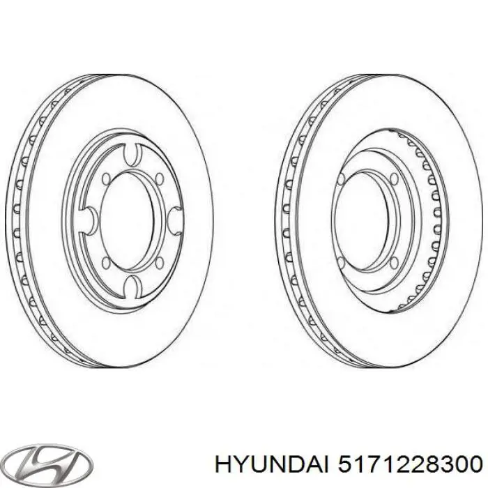 Купити 5171228300 Hyundai/Kia Ротор гальмівний