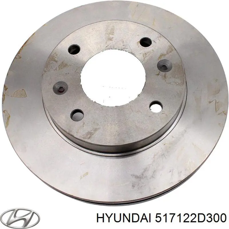 Диск переднього гальма Hyundai/Kia 517122D300 ціна, від 30.31 USD