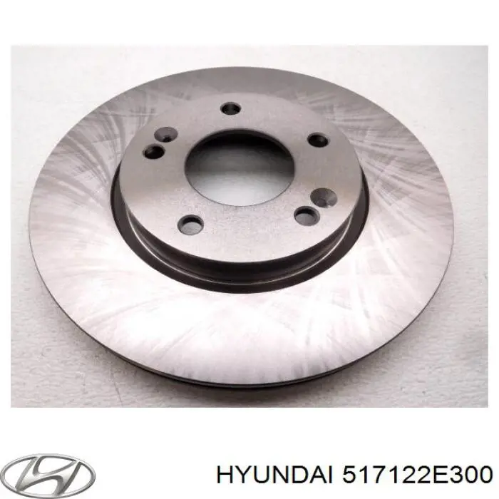 517122E300 Hyundai/Kia Гальмо дискове переднє