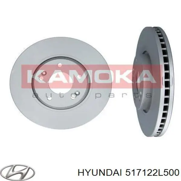 Гальмівні диски передні 517122L500 Hyundai/Kia