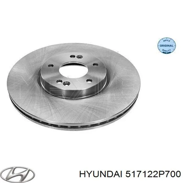 Купити 517122P700 Hyundai/Kia Ротор гальмівний