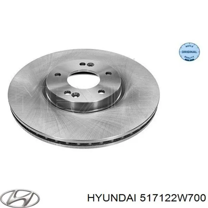Купити 517122W700 Hyundai/Kia Ротор гальмівний