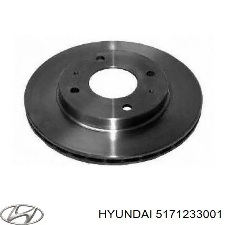 Диск переднього гальма Hyundai/Kia 5171233001 ціна, від 21.30 USD