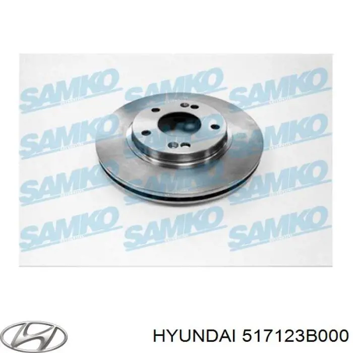 Купити 517123B000 Hyundai/Kia Ротор гальмівний