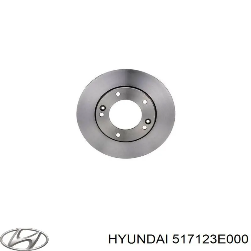 517123E000 Hyundai/Kia Гальмо дискове переднє