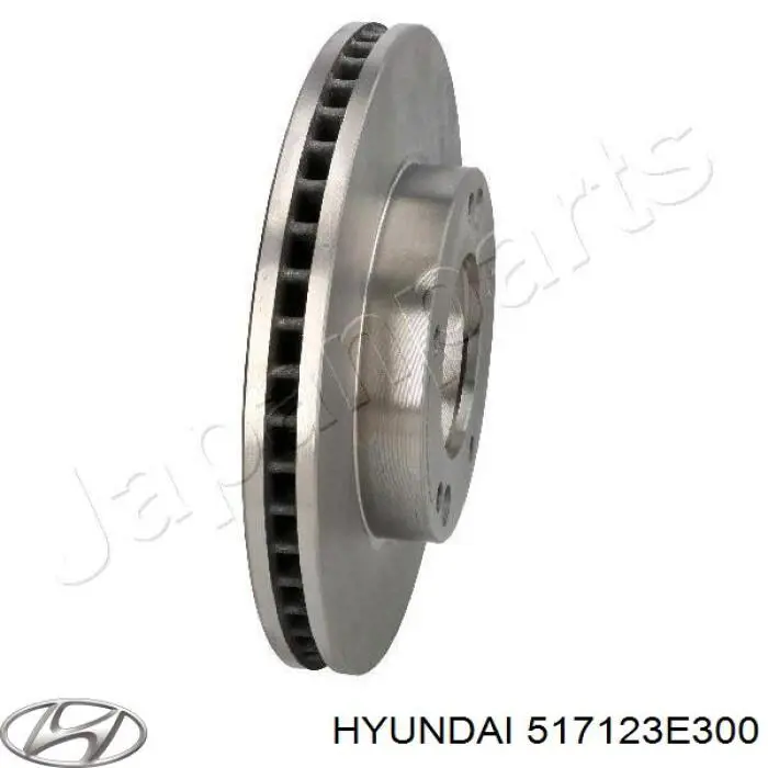 517123E300 Hyundai/Kia Гальмо дискове переднє