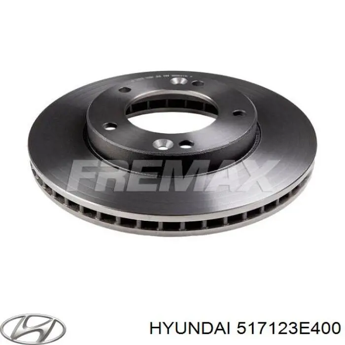 Диск переднього гальма Hyundai/Kia 517123E400 ціна, від 36.31 USD