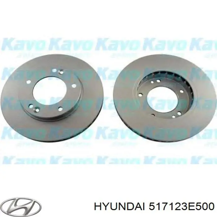 Диск переднього гальма Hyundai/Kia 517123E500 ціна, від 22.08 USD