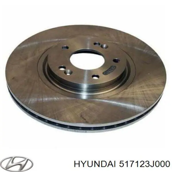 517123J000 Hyundai/Kia диск гальмівний передній