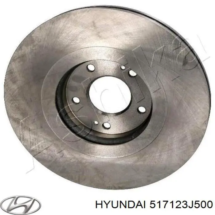Гальмівні диски передні 517123J500 Hyundai/Kia