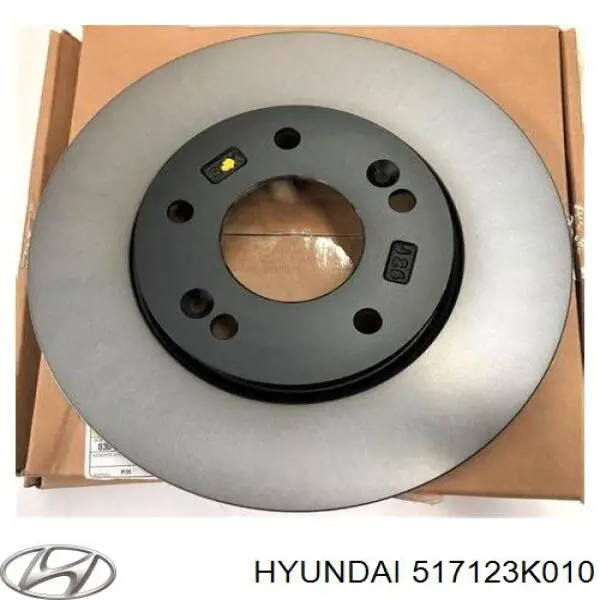 517123K010 Hyundai/Kia диск гальмівний передній