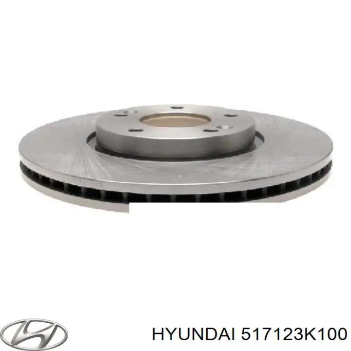 Диск гальмівний передній Hyundai/Kia 517123K100