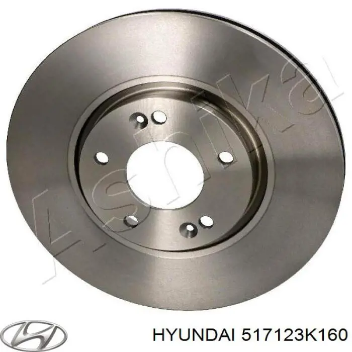 Гальмівні диски передні 517123K160 Hyundai/Kia
