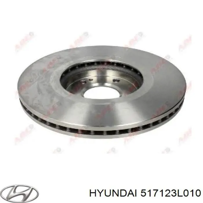 517123L010 Hyundai/Kia диск гальмівний передній