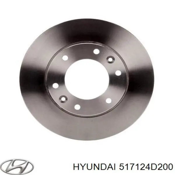 Гальмівні диски передні 517124D200 Hyundai/Kia