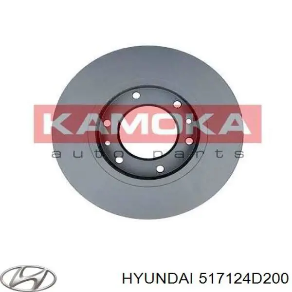 Диск гальмівний передній Hyundai/Kia 517124D200