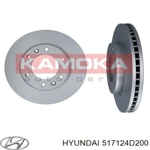 517124D200 Hyundai/Kia Гальмо дискове переднє