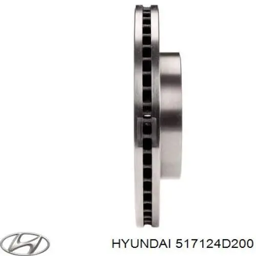 Купити 517124D200 Hyundai/Kia Ротор гальмівний