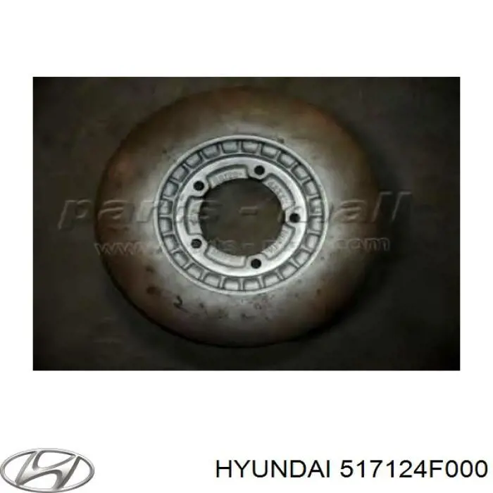Гальмівні диски передні 517124F000 Hyundai/Kia