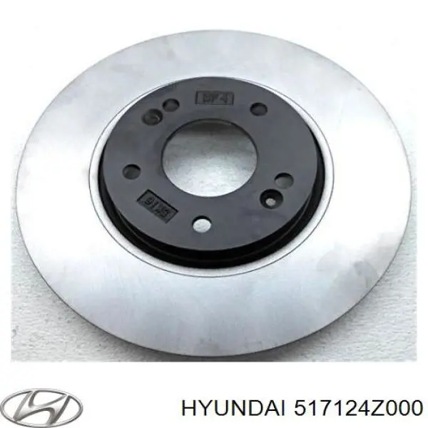 Купити 517124Z000 Hyundai/Kia Ротор гальмівний
