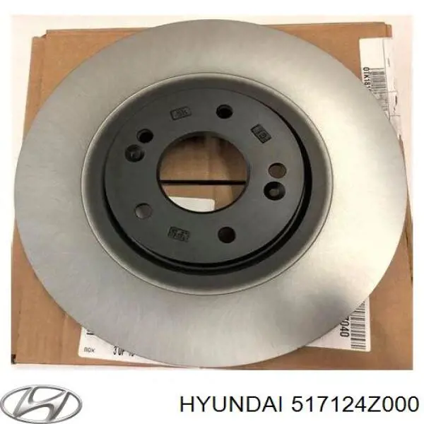 517124Z000 Hyundai/Kia диск гальмівний передній