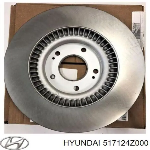Диск переднього гальма Hyundai/Kia 517124Z000 ціна, від 81.73 USD