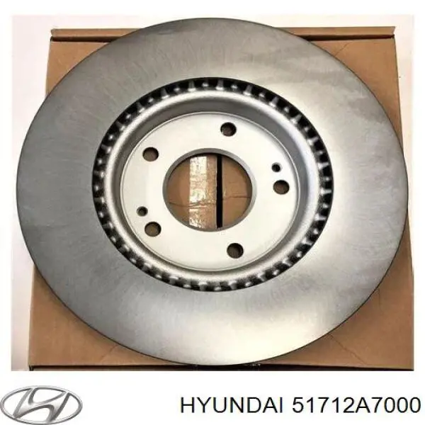 Диск переднього гальма Hyundai/Kia 51712A7000 ціна, від 23.12 USD