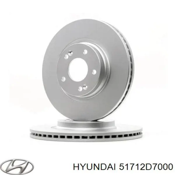 Купити 51712D7000 Hyundai/Kia Ротор гальмівний