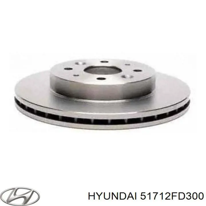 51712FD300 Hyundai/Kia Гальмо дискове переднє