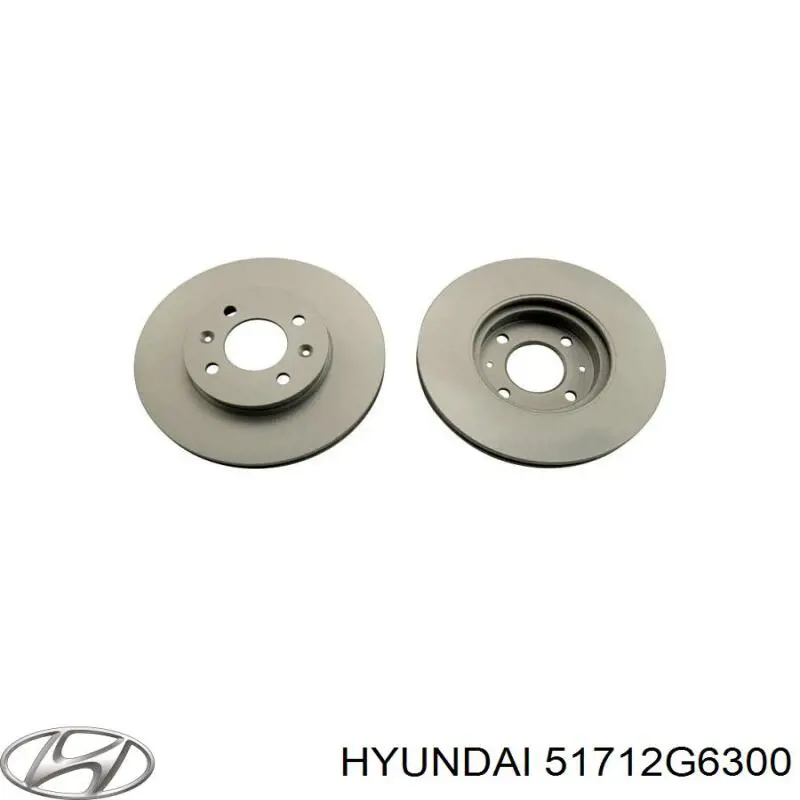 Диск переднього гальма Hyundai/Kia 51712G6300 ціна, від 36.96 USD
