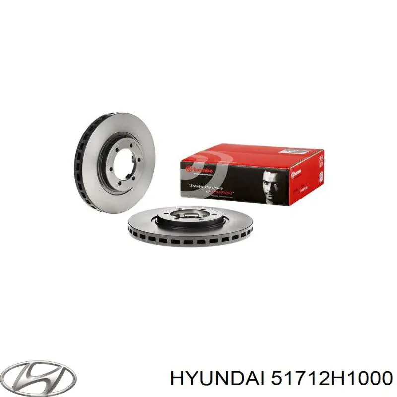 Купити 51712H1000 Hyundai/Kia Ротор гальмівний