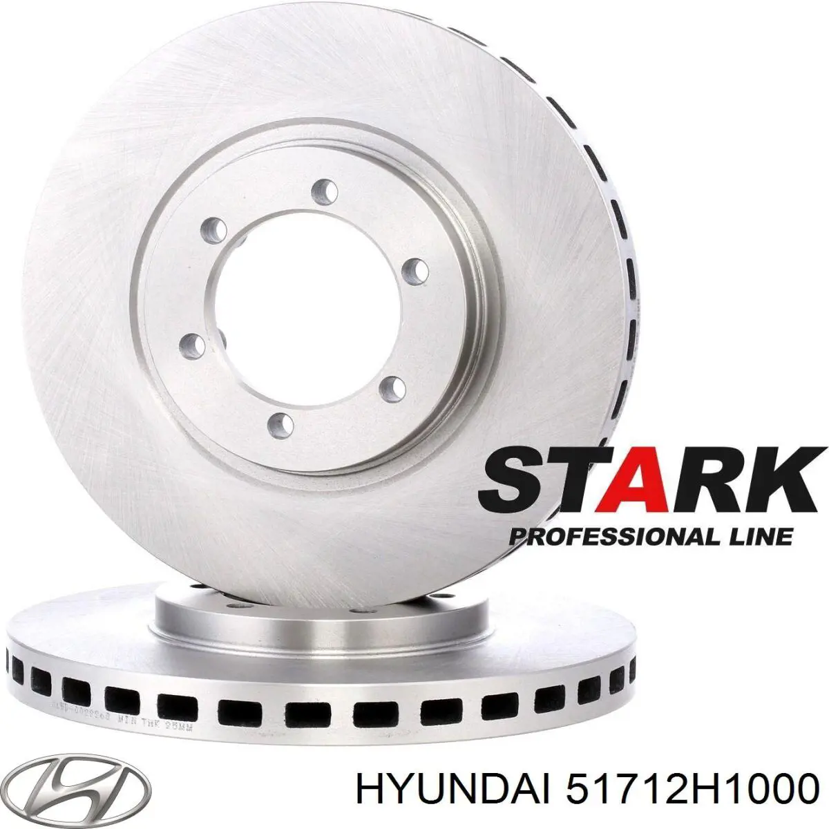 Диск переднього гальма Hyundai/Kia 51712H1000 ціна, від 34.39 USD