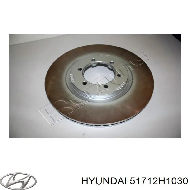 Диск гальмівний передній Hyundai/Kia 51712H1030