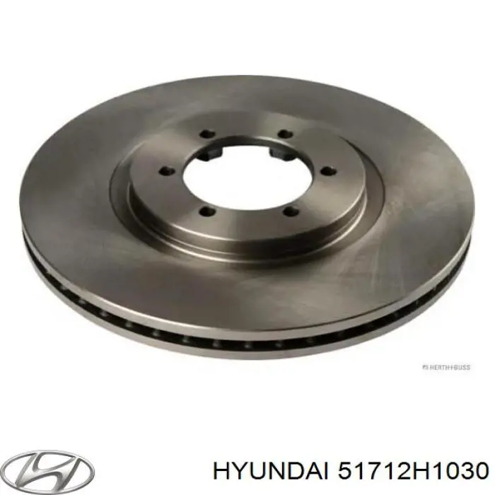 51712H1030 Hyundai/Kia Гальмо дискове переднє