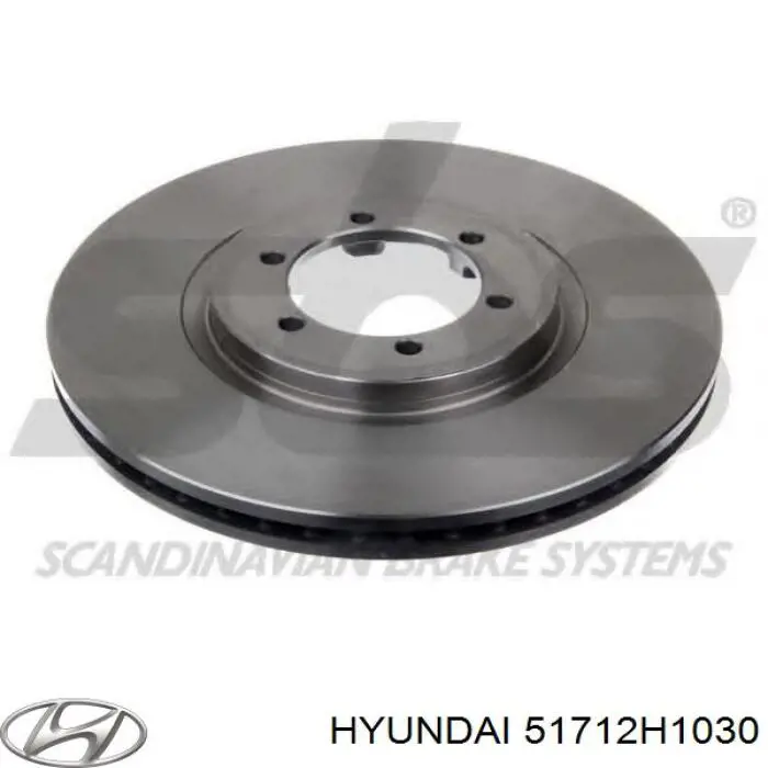 Купити 51712H1030 Hyundai/Kia Ротор гальмівний