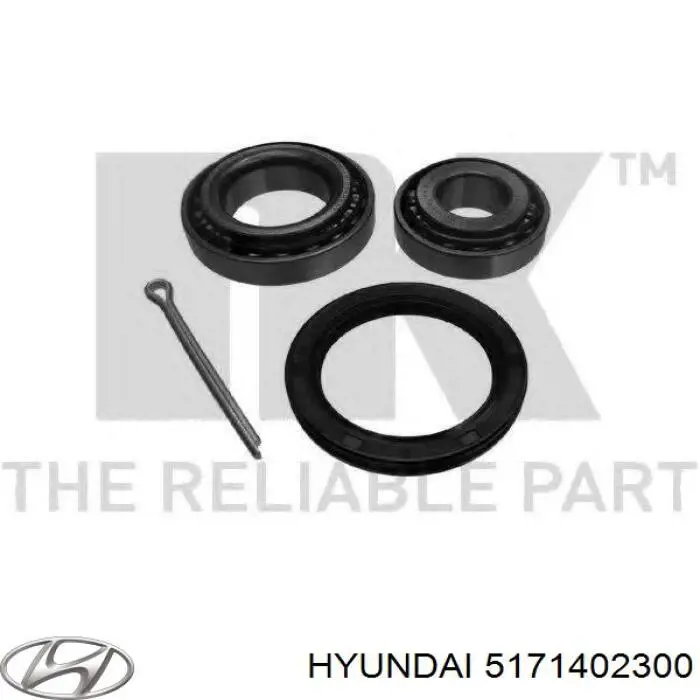 Підшипник маточини передньої 5171402300 Hyundai/Kia