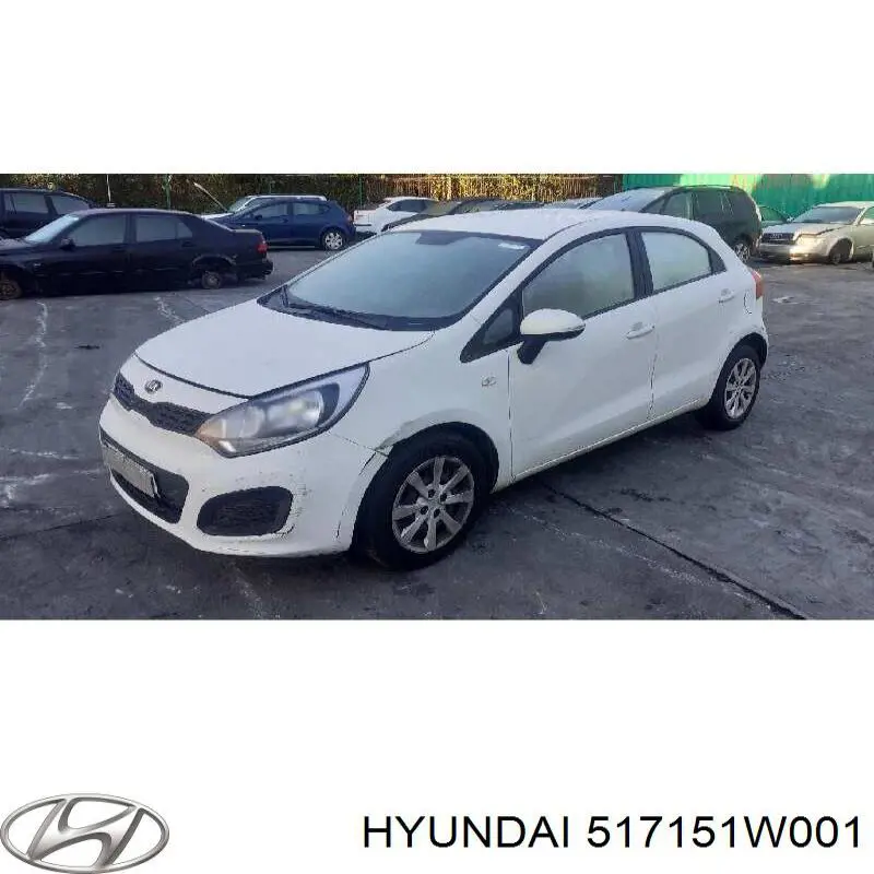 517151W001 Hyundai/Kia Цапфа - поворотний кулак передній, лівий