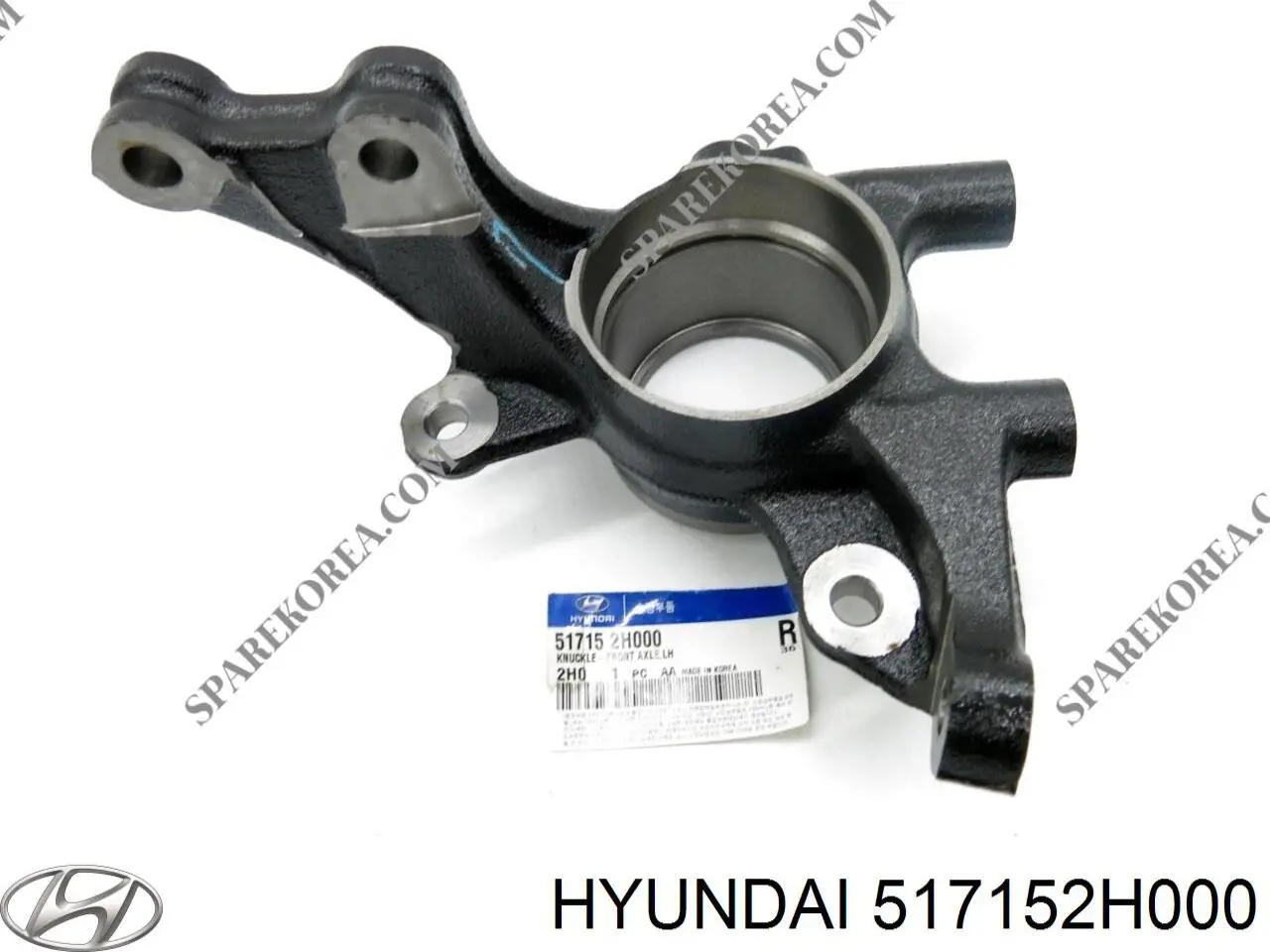  Цапфа - поворотний кулак передній, лівий Hyundai Elantra 4