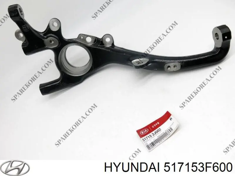 517153F600 Hyundai/Kia Цапфа передня ліва